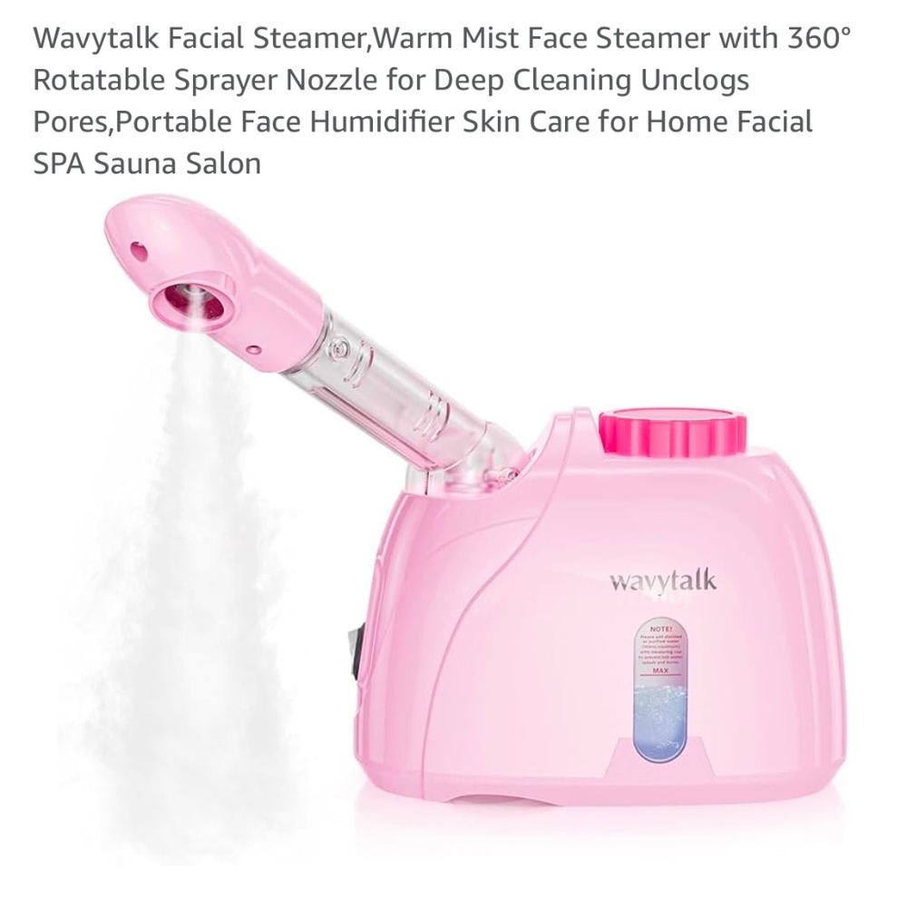 New Wavytalk steamer, warm mist facial steamer